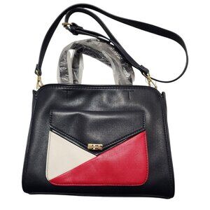 Tommy Hilfiger Women's Classic Tote Bag Black Purse Medium NWT Crossbody + Strap